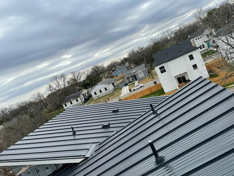 Standing seam metal roof panels with vents for Skylight Repair in Cherryville